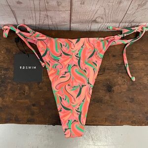9.0 Swim Zoe orange bikini bottom